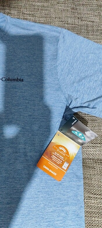m Beden mavi Renk Columbia Erkek Tişört