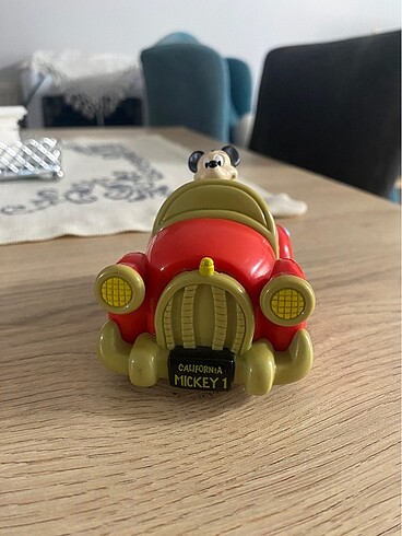Mickey Mouse Çek Bırak Oyuncak Araba