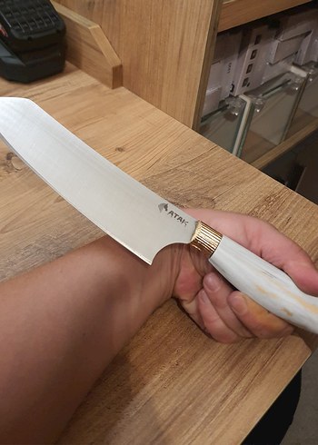 Şef Bıçak | Ultra Keskin Paslanmaz Çelik | Mutfak - Görsel 4