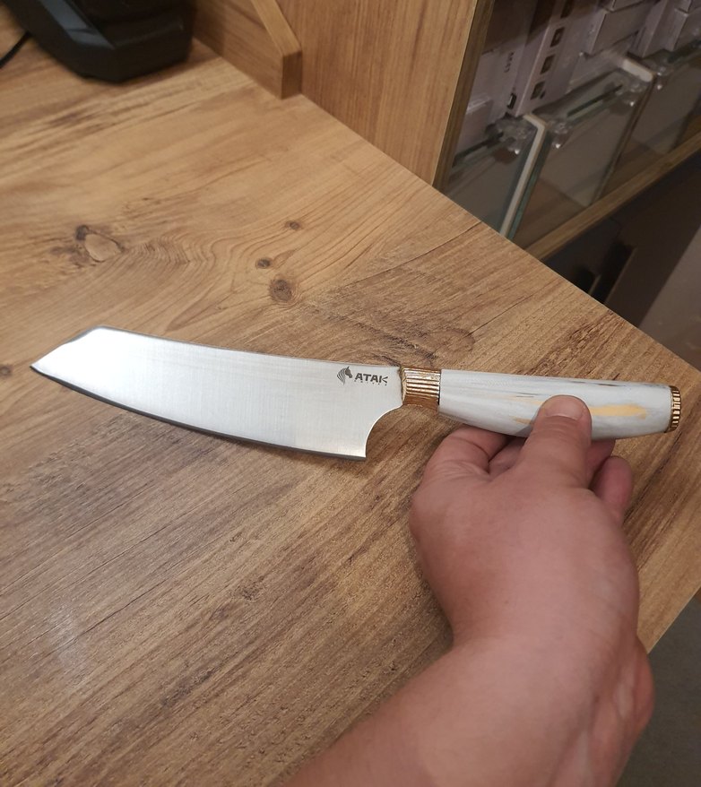 Şef Bıçak | Ultra Keskin Paslanmaz Çelik | Mutfak - Görsel 3