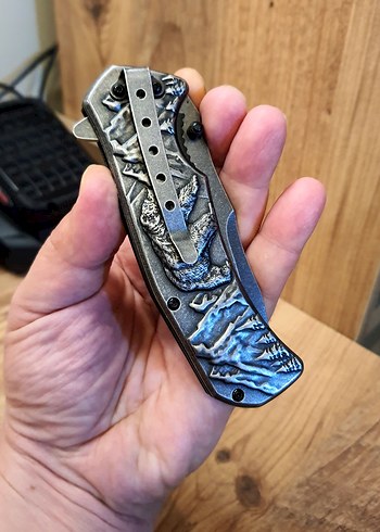 Çakı | Titanyum Gövde Paslanmaz Çelik | Kamp Avcılık - Görsel 7