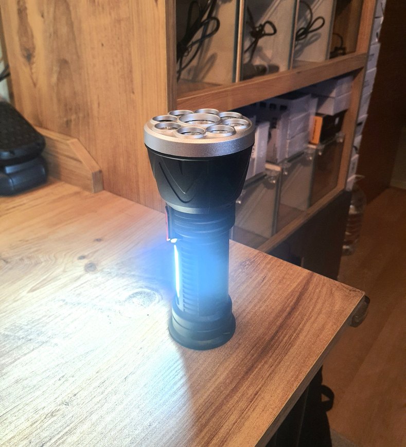 Polis Feneri | Şarjlı COB LED | Su Geçirmez Uzun Menzil - Görsel 5