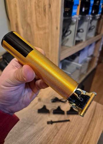 Tıraş Makinesi | Şarjlı Saç Sakal Vücut | Paslanmaz Çelik Gövde - Görsel 6