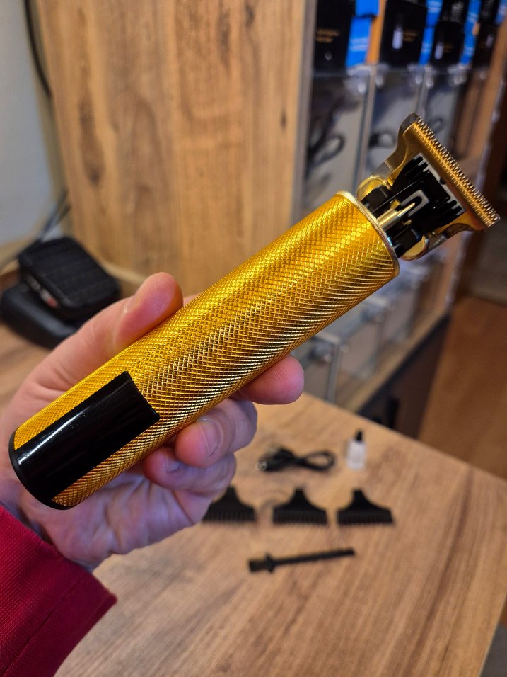 Tıraş Makinesi | Şarjlı Saç Sakal Vücut | Paslanmaz Çelik Gövde - Görsel 4