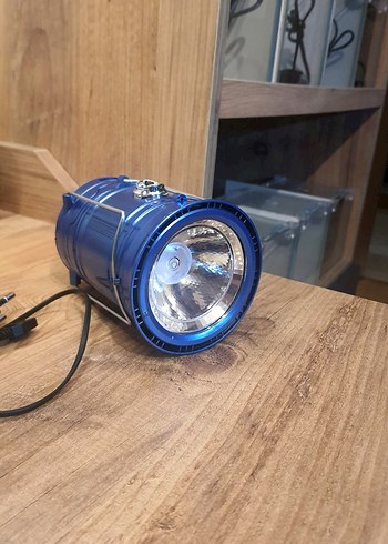 Beden Solar Lamba Fener | LED Şarjlı Powerbank