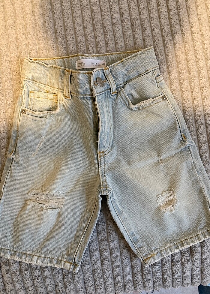 Zara Erkek Çocuk Kot Şort - Görsel 2