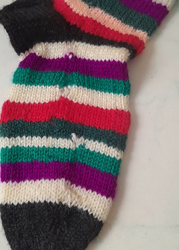 kullanılmamış Çocuklar için Renkli Çoklu Çorap Seti - Görsel 5