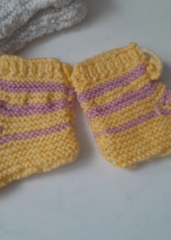 kullanılmamış Çocuklar için Renkli Çoklu Çorap Seti - Görsel 3