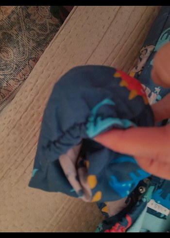 Kapüşonlu Fermuarlı Bebek Erkek Tulumu - Görsel 2