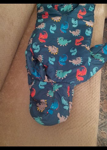 Kapüşonlu Fermuarlı Bebek Erkek Tulumu - Görsel 6