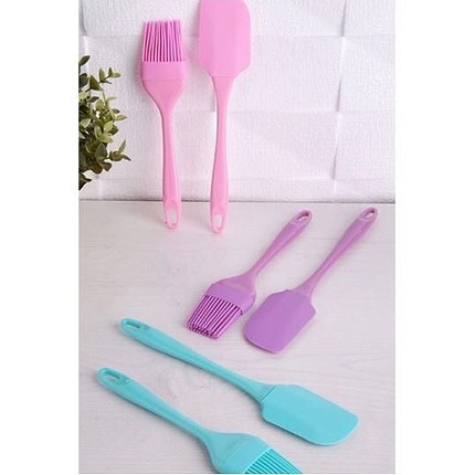 Diğer Silikon spatula+ fırça seti