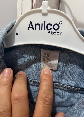 Erkek Çocuk Denim Gömlek Uzun Kollu - Görsel 2