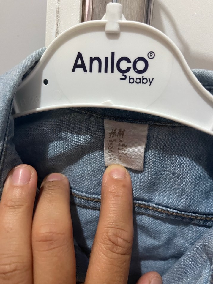 Erkek Çocuk Denim Gömlek Uzun Kollu - Görsel 2