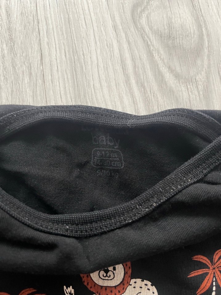 Bebek Erkek Siyah Kısa Kollu Tulum - Görsel 5