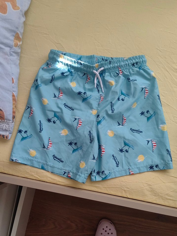 Mavi Desenli Erkek Çocuk Deniz Şort 10 11yaş LCW MARKA - Görsel 2