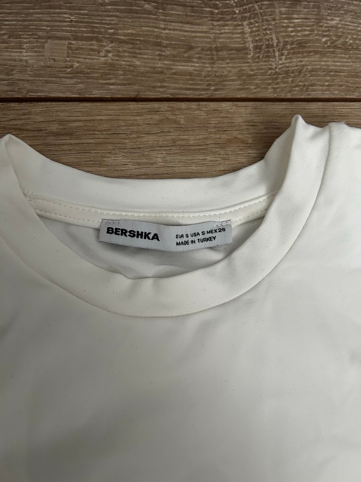 Beyaz kısa kollu body - Görsel 5