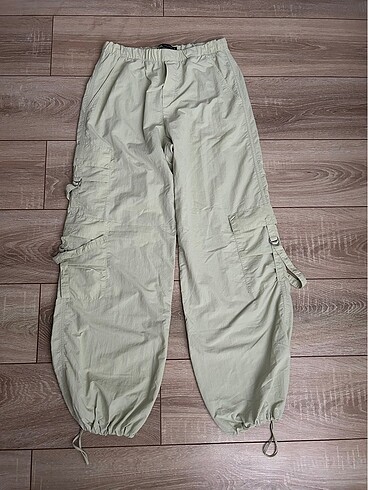 zara paraşüt pantolon - Görsel 6
