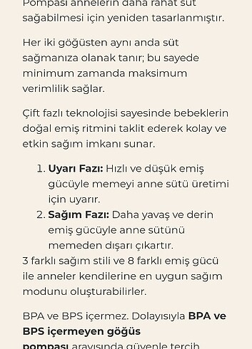  Beden Renk Ciftli elektrikli gögüs pompası Lansinoh 