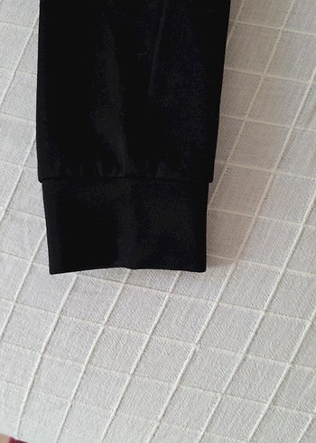 m Beden siyah Renk Kadın Siyah Fermuarlı Yarım Balıkçı Sweatshirt M