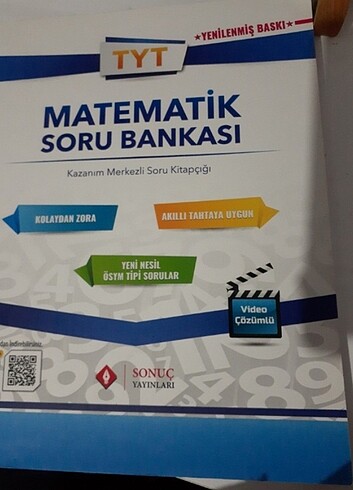 sonuç yayınları tyt matematik video çözümlü soru bankası 