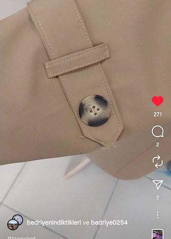 l Beden Uzun Kadın Trençkot