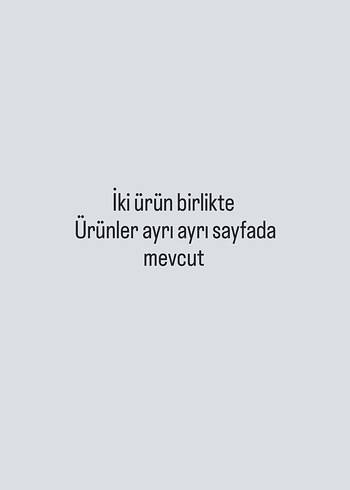 iki ürün birlikte