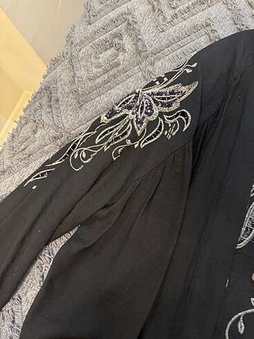 Zara İşlemeli kimono ceket