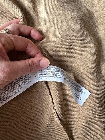 xs Beden camel Renk Massimo dutti yelek