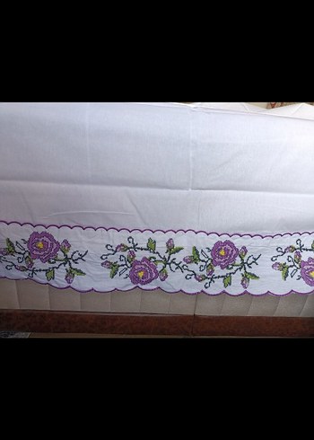 Nakışlı Mor Pastel nevresim takımı - Görsel 4