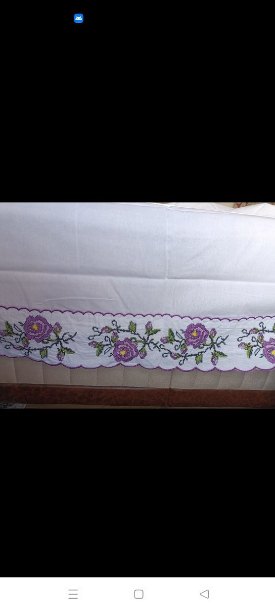 Nakışlı Mor Pastel nevresim takımı - Görsel 4