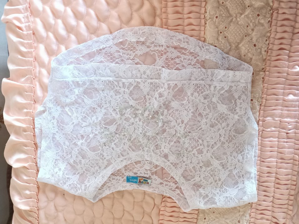 Beyaz Nakışlı çocuk bolero - Görsel 2