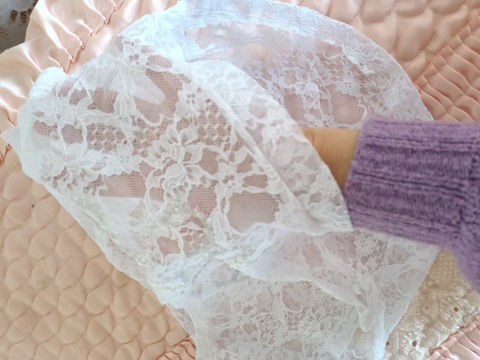 Beyaz Nakışlı çocuk bolero - Görsel 3