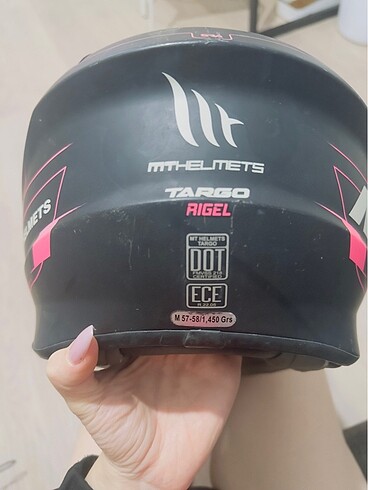 s Beden MT HELMETS PEMBE MOTOSİKLET KASK