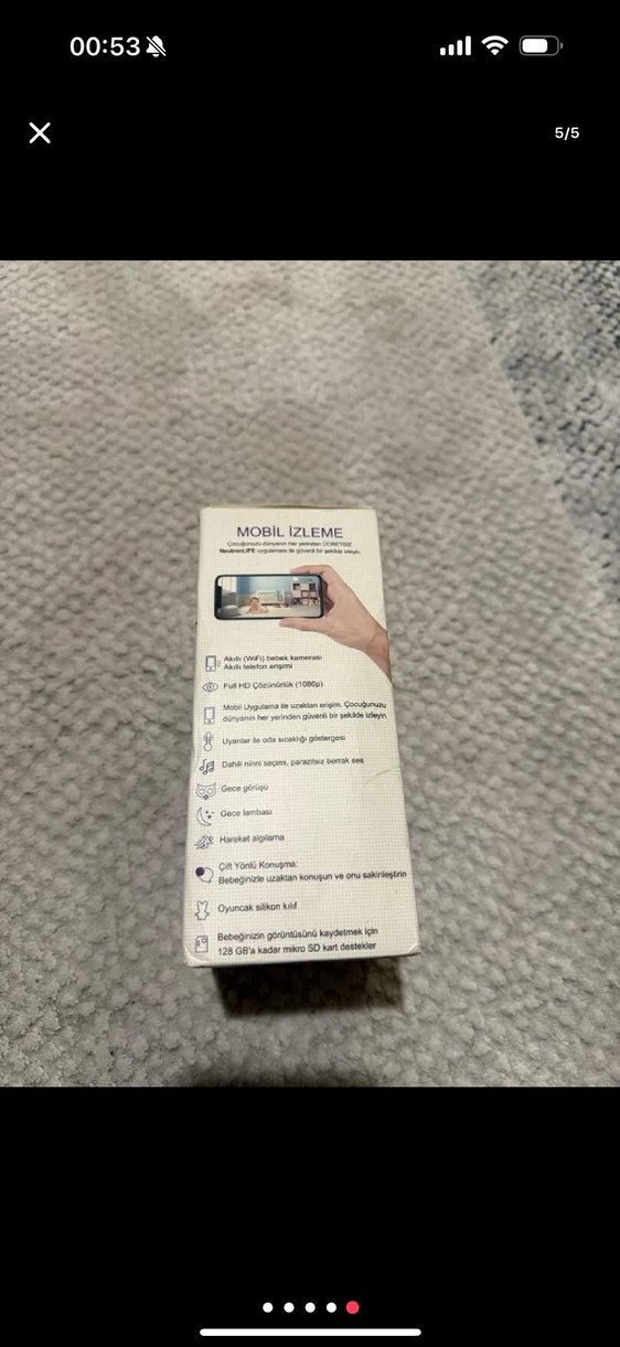 SIFIR neutron marka hiç kullanılmamış paketinde kamera - Görsel 5