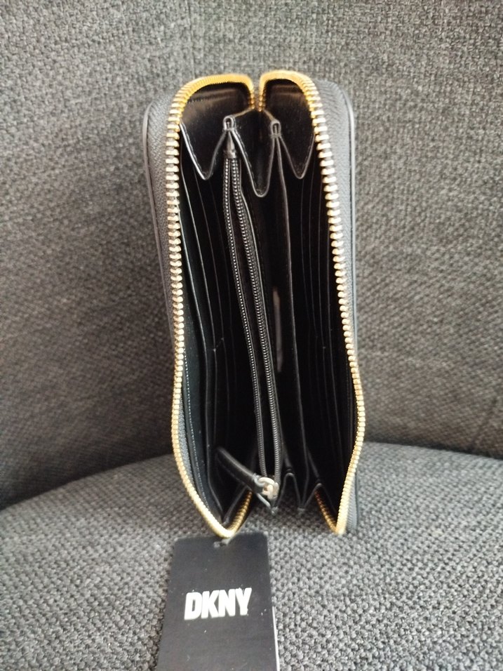 Gri Baskılı DKNY Kadın Cüzdan - Görsel 4