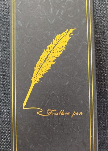 Beyaz Tüylü Kalem ve Mürekkep Seti - Görsel 2