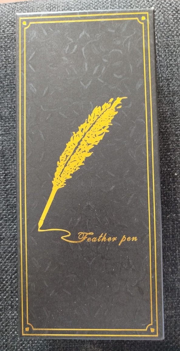 Beyaz Tüylü Kalem ve Mürekkep Seti - Görsel 2