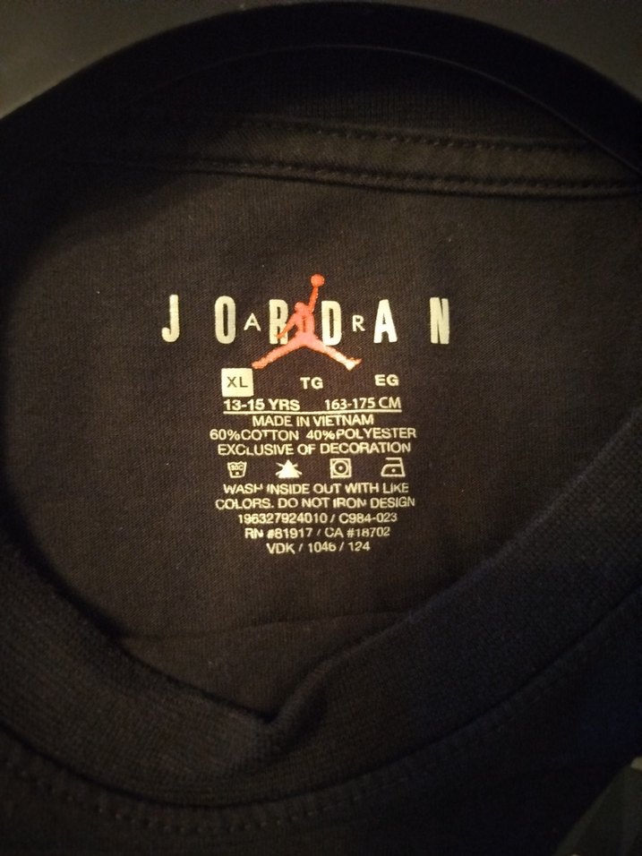 Jordan Siyah Erkek Tişört, Kısa Kollu, Baskılı - Görsel 3