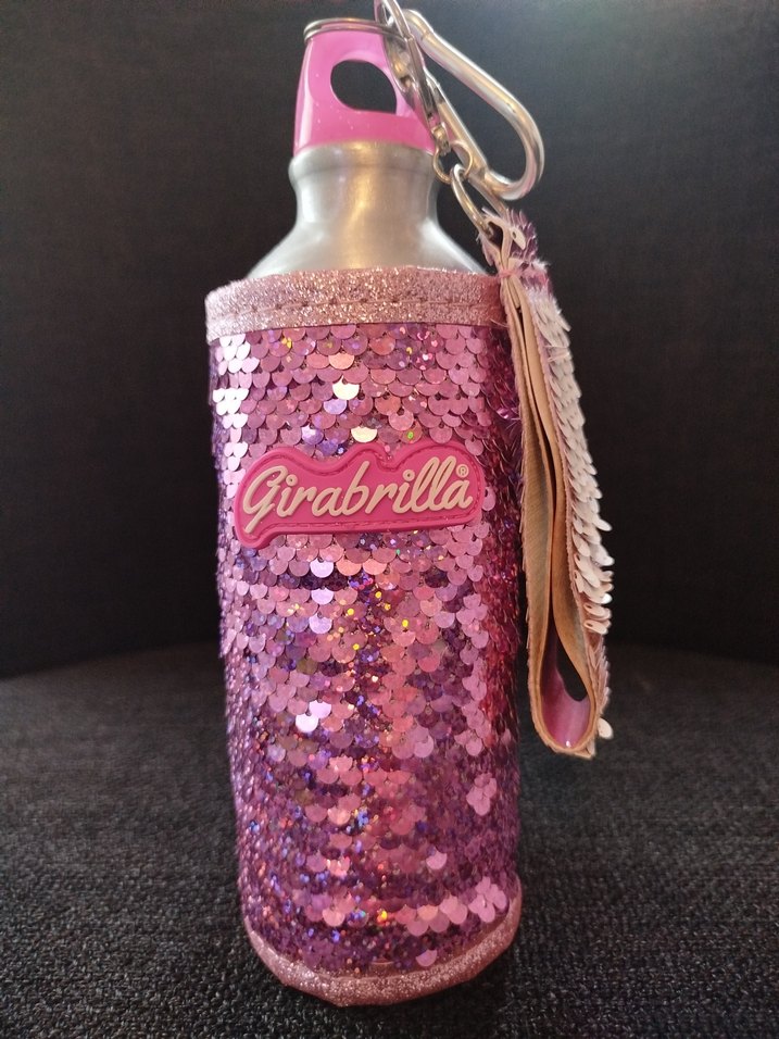 Pembe Parlak Çocuk Termos ve Kılıfı - Görsel 3