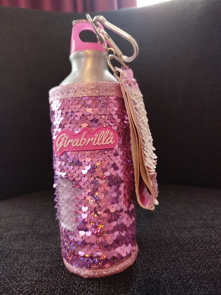 Pembe Parlak Çocuk Termos ve Kılıfı - Görsel 2