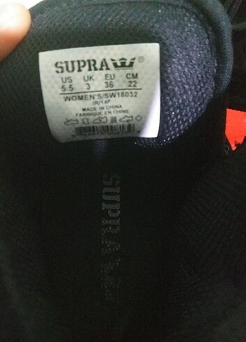 36 Beden SUPRA SPOR AYAKKABI,