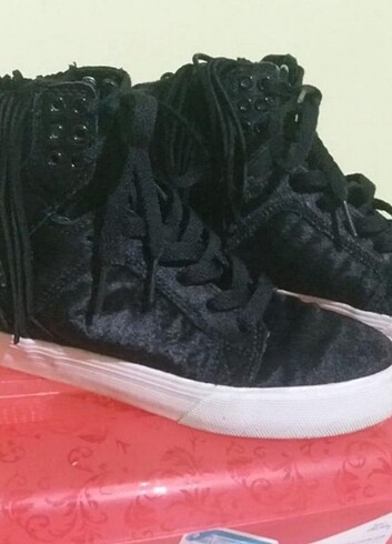 36 Beden siyah Renk SUPRA SPOR AYAKKABI,
