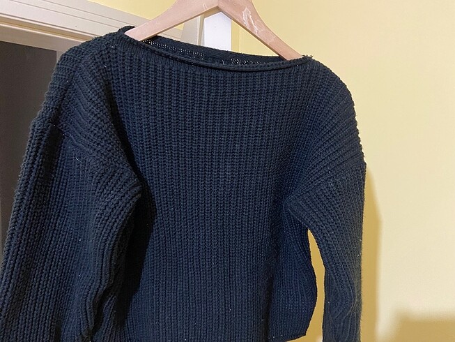 Kayık yaka kazak - Görsel 3