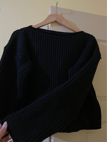 Kayık yaka kazak - Görsel 2