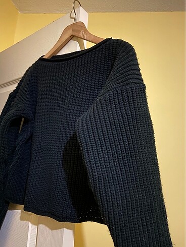 Kayık yaka kazak - Görsel 5