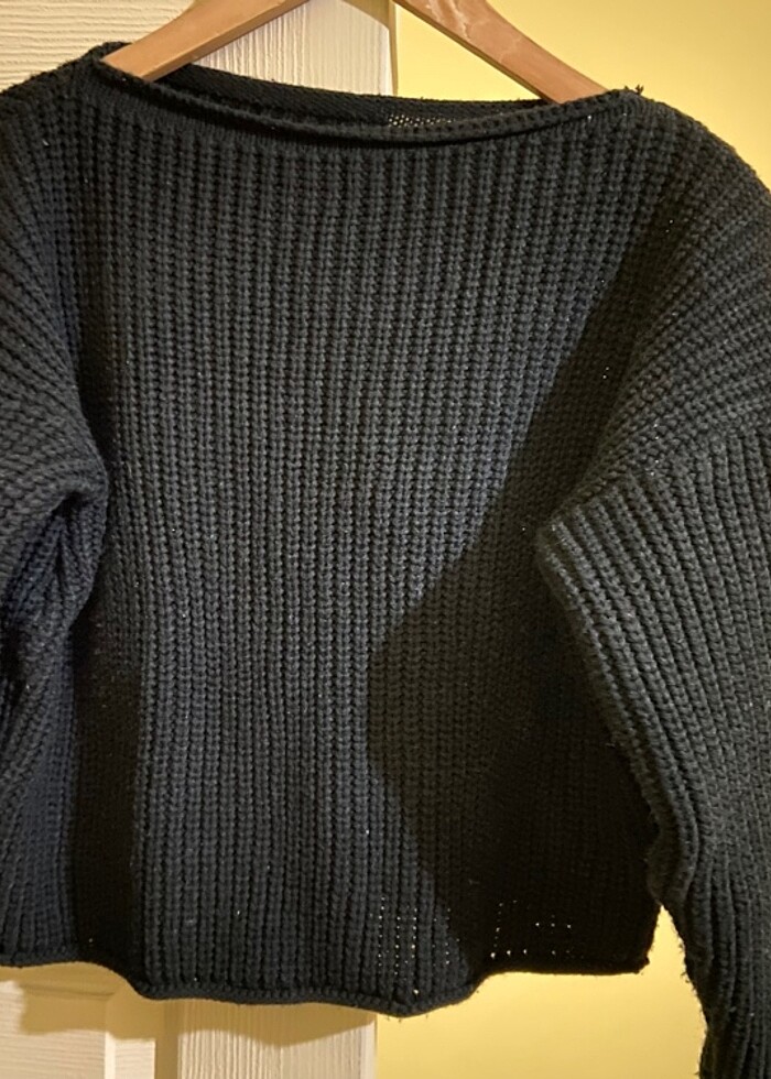 Kayık yaka kazak - Görsel 4