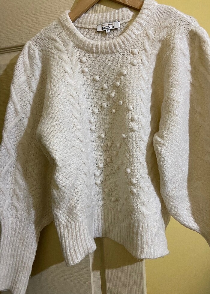 Kırık beyaz kazak - Görsel 2