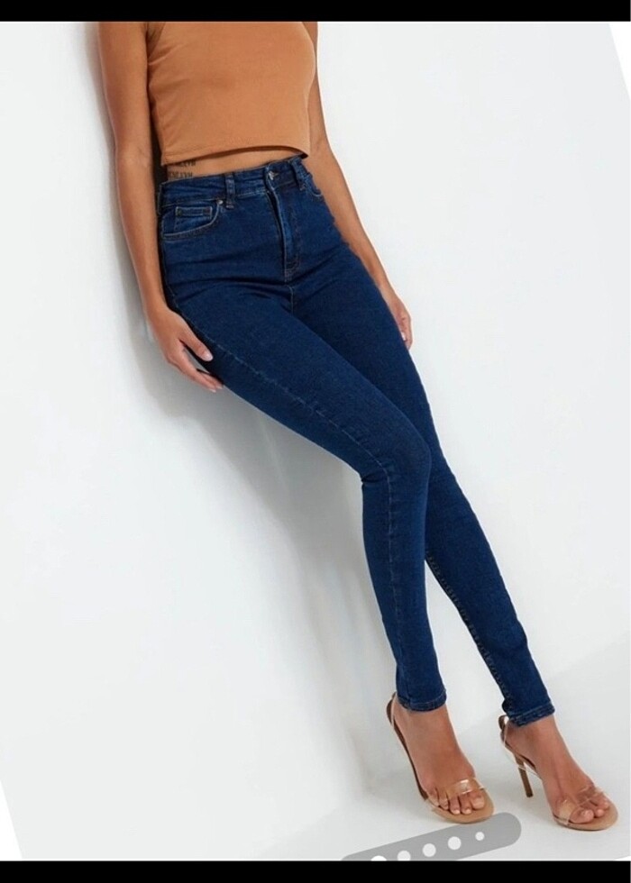 Lacivert jean - Görsel 4