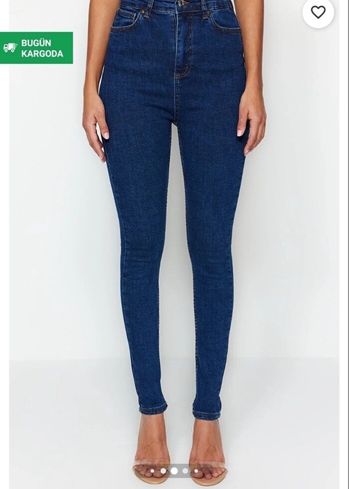Lacivert jean - Görsel 2