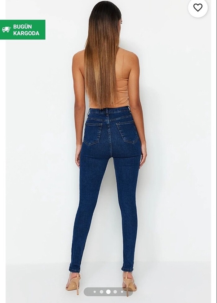 Lacivert jean - Görsel 3